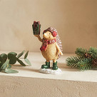 Figurine "Hedgehog giving a gift" 6.5х4.5х9.5 cm (polyresin)