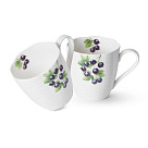 Set of 2 mugs CURRANT 360 ml (new bone china)