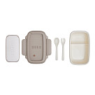 Pietų dėžutė su 2 skyreliais 850 ml / 19,7 × 14 × 8,2 cm (plastikas)