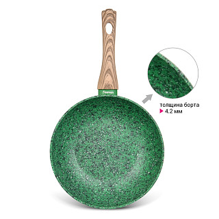 Wok panna MALACHITE 28x8 cm (alumīnijs) Wok panna MALACHITE 28x8 cm (alumīnijs)