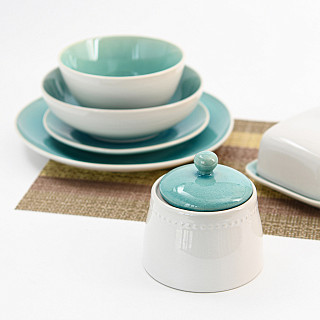 Dinner plate CELINE 205 cm (ceramic) azure