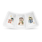 Rectangular plate MIRACLE 16.5x7.5 cm (new bone china), art. 16022
