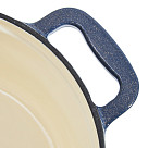 Stockpot LE MANS BLUE 20x10 cm / 2.6 LTR with lid (enamel cast iron)