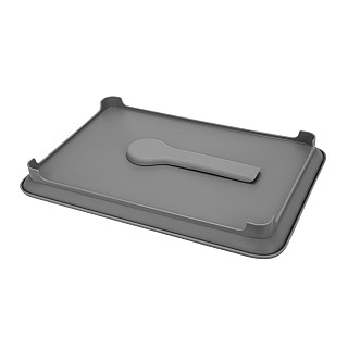 Dish drying rack 42x31x24.4 cm (stainless steel, plastic)