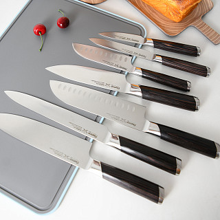 Santoku nazis FUJIWARA 18 cm (tērauds)