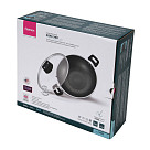 Wok IRON CHEF 28x8,5 cm / 3,54 l nerūdijantis plienas su nepridegančia danga