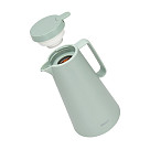 Thermal jug 1 l with glass flask, green