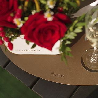 Ovalus serviravimo kilimėlis 45x30cm valgomojo stalui