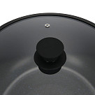 Stockpot NORD STONE 30x13.5 cm / 7.9 LTR with glass lid (cast aluminium with non-stick coating)