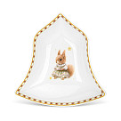 Блюдце MIRACLE 11,8х11,5 см в форме колокольчика (фарфор)