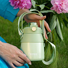 Double wall vacuum flask 800 ml green (stainless steel), art. 9863