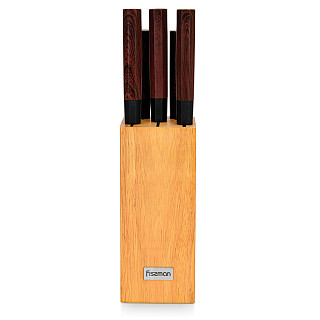 Set of knives SOLVEIG 6 pr. in a wooden stand