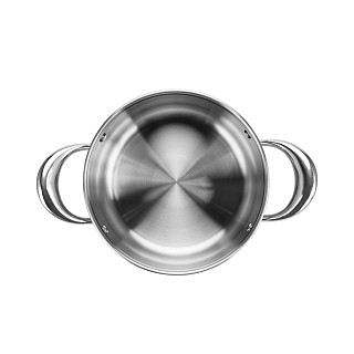 Saute pan ABSOLUTE PRO 26x7,5 cm / 3.9 LTR with glass lid (stainless steel)