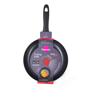 Frying pan Velia 24x4.8 cm with induction bottom (aluminium with non-stick coating)