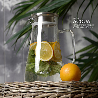 Krūka ACQUA 1,2 l (stikls)