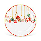 Šķīvis CHRISTMAS BALLS 20,4 cm (jaunais kaula porcelāns)