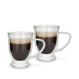 2 dvigubų sienelių puodelių rinkinys 270 ml