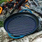 Сковорода-гриль 30x4см (эмалированный чугун) Рифленое дно; Индукция