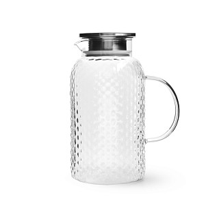 1,8 l vandens ąsotis su filtru (karščiui atsparus stiklas)