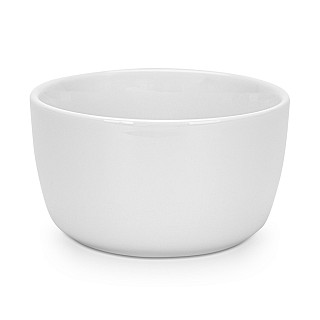 Set of 3 bowls 28.5x9.5x6.1 cm with wooden stand (porcelain)