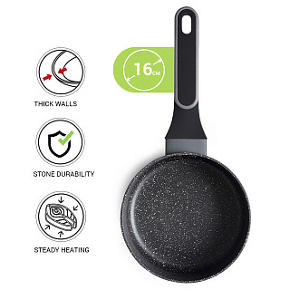 Sauce pan with lid 16x7.9 cm / 1.4 l Laura