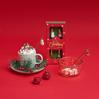 Dessert cutlery set (2 pcs) Christmas, art. 3067