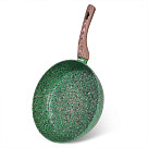 Deep frying pan MALACHITE 28x7 cm with induction bottom (aluminium with non-stick coating)