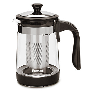 Tējkanna 950 ml ar tērauda filtru (stikls) Tējkanna 950 ml ar tērauda filtru (stikls)