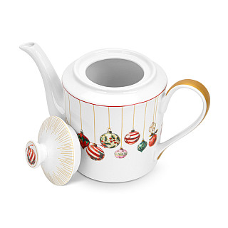 Tējkanna Christmas Balls 1150 ml (porcelāns)