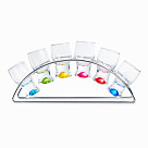 Stiklinių stiklinių rinkinys 60ml / 6vnt (stiklas)