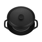 Cast iron duck pot with lid 6 l