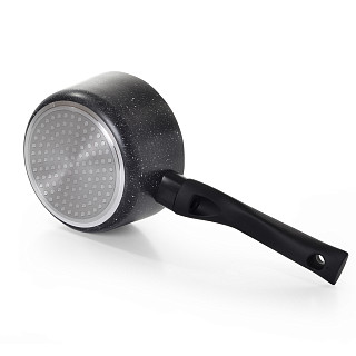 Sauce pan without lid FIORE 14x7.5 cm / 1.0 LTR with induction bottom (aluminium with non-stick coating)