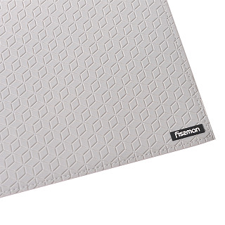 Placemat 43x30 cm, color GREY (PVC + PU) (0691)