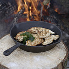 Čuguna grilpanna 18x4,4 cm (čuguns)
