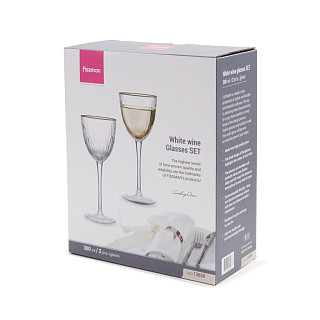 Set of white wine glasses, 2 pcs, 300 ml,  art.. 13650