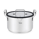 Кастрюля из нержавеющей стали индукционная 4,5 л / 22 см Fabia