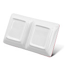 Divided plate 18х11 cm (dolomite)