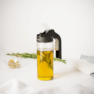 Buteliukas aliejui 400 ml (stiklinis), art. 6420