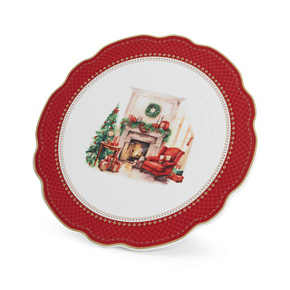Подставка для торта CHRISTMAS EVE 28 см (фарфор), art. 16036