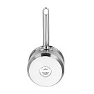 Sauce pan MASTER CHEF 16x9 cm / 1,6 LTR with glass lid (stainless steel)