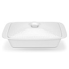 Taisnstūrveida cepamtrauks ar vāku Parmigiano 33,5x21,5x7,2 cm / 2,1L (porcelāns)