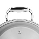 Katls PLATINO 24x13,5 cm / 5,7 l ar stikla vāku (nerūsējošais tērauds)
