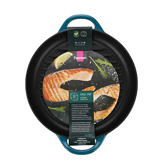 Grillpanna apaļa 30x4,0 сm ar diviem rokturiem (emaljēts čuguns) Grillpanna apaļa 30x4,0 сm ar diviem rokturiem (emaljēts čuguns)