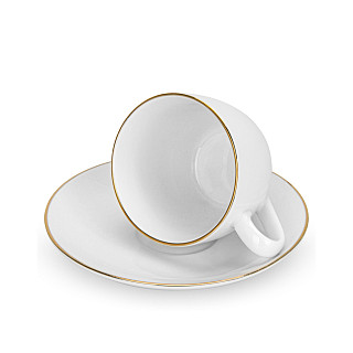 Cups with saucers 120 ml / 4 pr. Floree (porcelain)