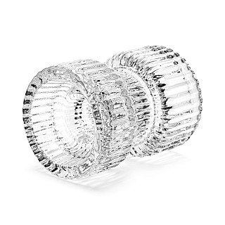 Arbatinės ir ilgų žvakių laikiklis 6x8 cm (stiklas)