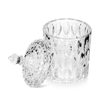 Candy jar 9x15 cm / 320 ml with lid (glass)