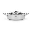 Sautējamā panna ABSOLUTE PRO 26x7,5 cm / 3,9L ar stikla vāku (nerūsējošais tērauds)