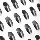 24.5 cm four-sided grater (stainless steel + plastic)