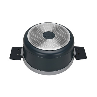 Puodas Luxuria 24x12cm / 4,5l su stikliniu dangteliu (aliuminis)