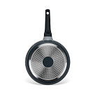 Frying pan Luxuria 24x5.5 cm with induction bottom (aluminium with non-stick coating)